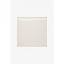 Waterworks 02-01249-18468 - Architectonics Handmade Field Tile 4 1/4 x 4 1/4 Bullnose Single in Geyser  Matte Solid