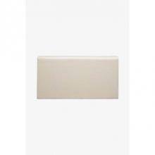 Waterworks 02-08613-98524 - Architectonics Handmade Field Tile 4 1/4 x 8 Bullnose Single (Long) in Blackout  Matte Solid