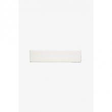 Waterworks 02-71036-69463 - Architectonics Handmade Field Tile 1 1/2 x 6 Bullnose Single (Short) in Foam  Glossy Solid
