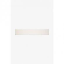 Waterworks 02-07088-10387 - Architectonics Handmade Field Tile 2 x 12 Bullnose Single (Short) in Chalk  Glossy Solid