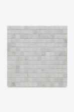 Waterworks 03-96336-11497 - Studio Stone Stacked 2cm Stacked Mosaic in Oriental White Honed