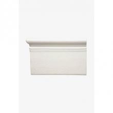 Waterworks 02-40028-61068 - Architectonics Handmade Chinoiserie Standard Base 4 1/2 x 6 Stopend (Left) in Apollo Glossy Solid