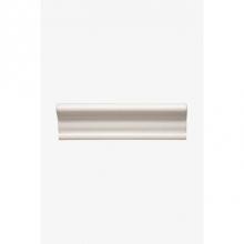 Waterworks 02-66648-23302 - Architectonics Handmade Universal Mirror Sill Rail 1 5/8 x 6 Stopend (Left) in Windmill Glossy Sol