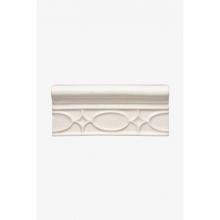 Waterworks 02-70457-51331 - Architectonics Handmade Chinoiserie Ovalette Rail Outcorner in Indigo Matte Crackle