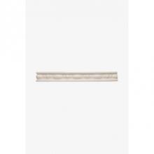 Waterworks 02-37621-48600 - Architectonics Handmade Classic Revival Bead and Barrel Liner 3/4 x 6 Stopend (Right) in Blackout