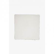 Waterworks 02-43093-20796 - Architectonics Handmade Field Tile 6 x 6 Deckle Bullnose Single in Mercury Glossy Solid