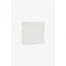 Waterworks 02-46104-52290 - Architectonics Handmade Field Tile 4 1/4 x 4 1/4 Deckle Bullnose Single in Graycloth Glossy Solid