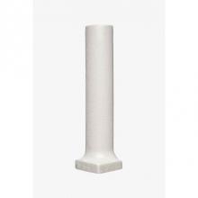 Waterworks 02-44146-88055 - Architectonics Handmade Long Outside Corner Splay 1 1/2 x 6 1/2 in Blackout  Matte Solid