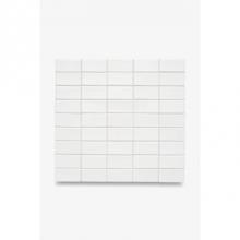 Waterworks 02-98757-50739 - Claypaper Handmade 1 1/4'' x 2 3/8'' Stacked Mosaic in Marine Glossy