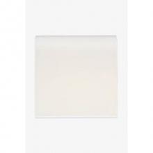 Waterworks 02-26169-37782 - Architectonics Dust-Pressed Mud Cap 6 x 6 in Nantucket White Glossy Solid