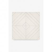 Waterworks 02-71799-32259 - Architectonics Handmade Boss Decorative Field Tile Traverse Petite 6 x 6 in Graycloth  Glossy Soli