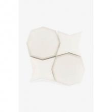 Waterworks 02-10840-75005 - Architectonics Handmade Decorative Field Tile Jigsaw 8 x 8 in Graycloth Glossy Solid