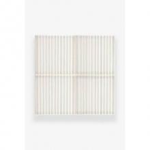 Waterworks 02-13924-37583 - Architectonics Handmade Decorative Field Tile Wide Wale 6 x 6 in Shadow Glossy Solid