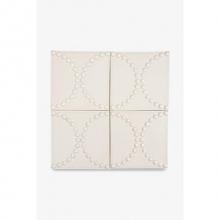 Waterworks 02-56338-41029 - Architectonics Handmade Boss Decorative Field Tile Reflection Grande 6 x 6 in Dove  Glossy Solid