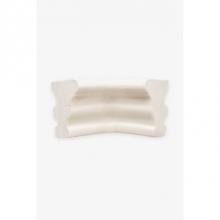 Waterworks 02-98724-03868 - Architectonics Handmade Universal Mirror Crown 2 x 6 Stopend (Left) in Faux Clear Glossy Solid