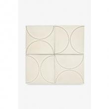 Waterworks 02-61989-24971 - Architectonics Handmade Boss Decorative Field Tile Reflection Petite 6 x 6 in Graycloth  Glossy So