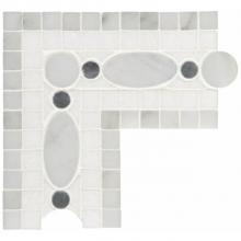 Waterworks 03-85130-00718 - Signet Popit Continuous Corner 4 3/8'' x 4 3/8'' in Stone Group