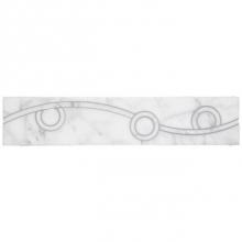Waterworks 03-34532-89612 - Aqualinea Carousel Border 2 1/2'' x 12'' in Stone Group 1 and