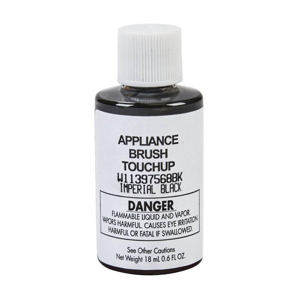 Touch Up Paint: 0.6-Oz Paint Bottle W/Brush, Color Spec-966004, Color- Black Crinkle Midnite Black
