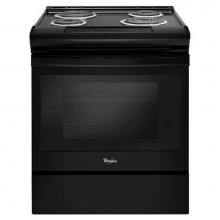 Whirlpool WEC310S0FB - 4.8 cu. ft. Coil Electric Range with Guided Cooktop Controls