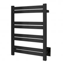 WarmlyYours TWS6-MPL08KH - Maple 8 Towel Warmer, Black, Hardwired, 8