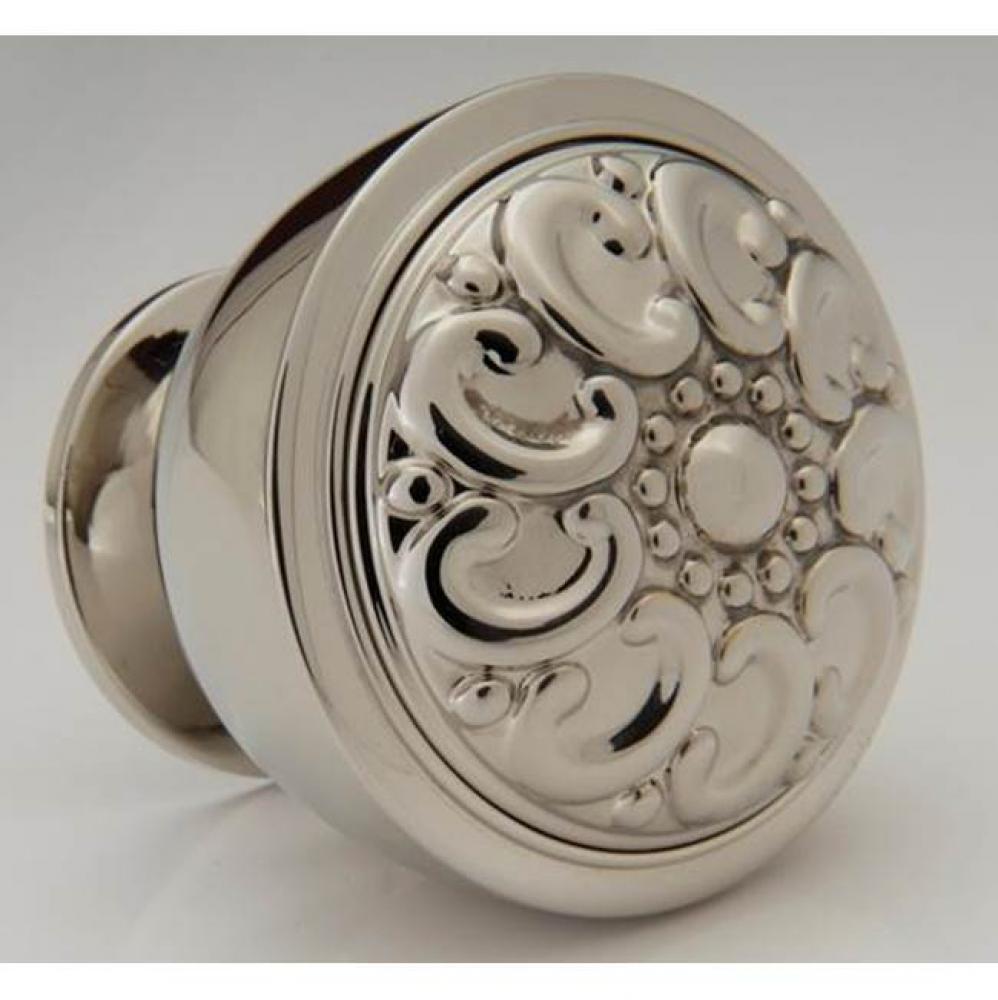 Decorative 1-1/2'' Paisley Font Knob - Barcelona