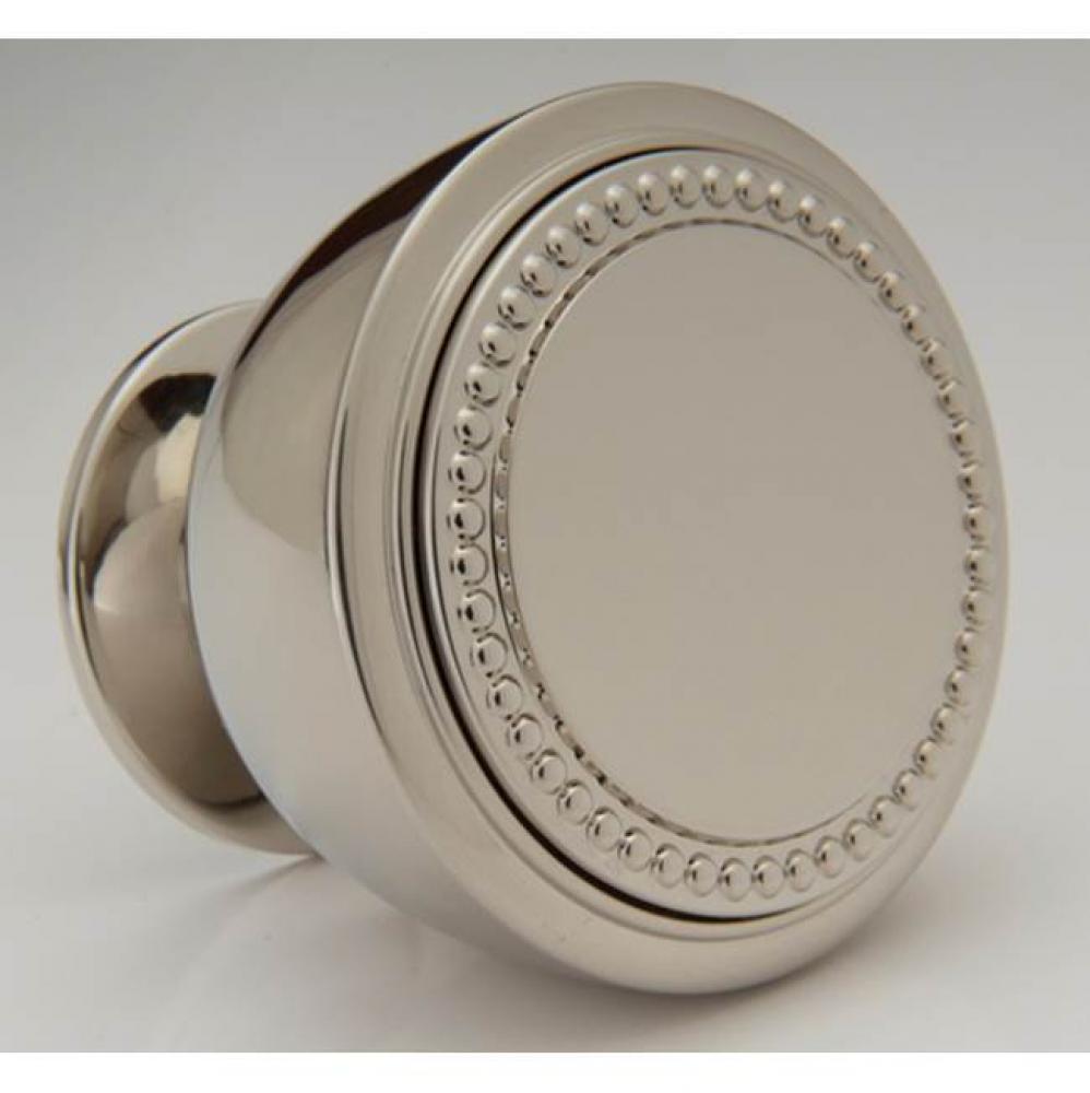 Decorative 1-1/2'' Bead Font Knob - Hammered - Barcelona