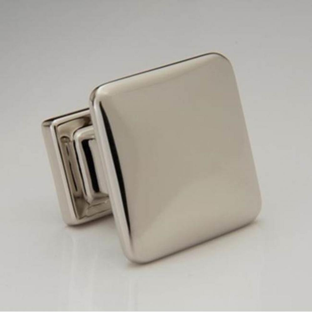 Hudson 1'' Square Knob - Hammered - Barcelona