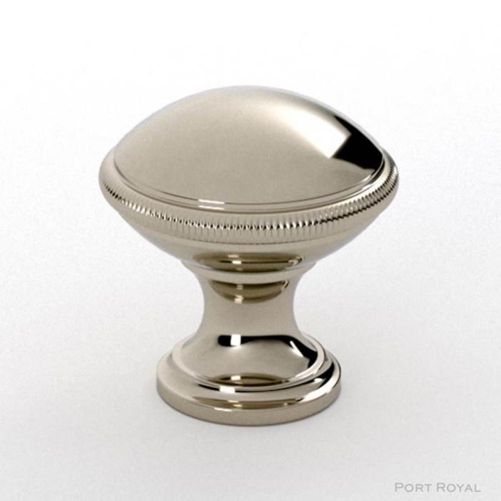 Port Royal 1'' Coin Knob - Antique Pewter