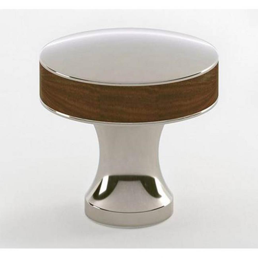 Manor 1-1/4'' Walnut Knob - Hammered - Barcelona