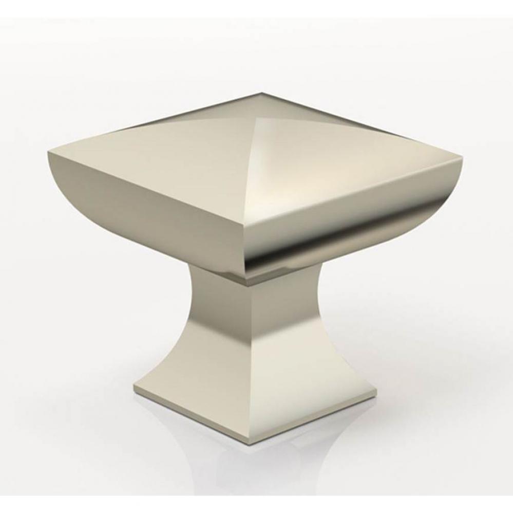 1-1/4'' X 1-1/4'' Lexington Knob - Polished Nickel