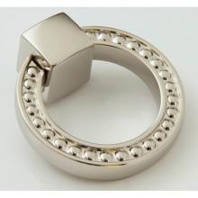 Water Street Brass 15214AP - Bead 1-15/16'' Round Ring Pull - Antique Pewter