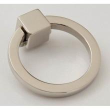 Water Street Brass 15610HAP - Hudson 3'' Round Ring Pull - Hammered - Antique Pewter