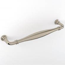 Water Street Brass 7381HPAN - Port Royal 4'' Pull - Hammered - Polished Antique Nickel
