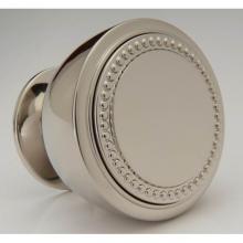 Water Street Brass 8405HBARC - Decorative 1-1/2'' Bead Font Knob - Hammered - Barcelona