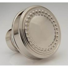 Water Street Brass 8442AP - Bead 1-1/4'' Flat Knob - Antique Pewter