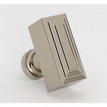 Water Street Brass 8528AB - Terrace Rectangular Knob - Antique Brass