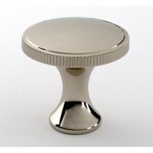 Water Street Brass 8551CAP - Jamestown 1-1/4'' Coin Knob - Antique Pewter