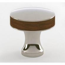 Water Street Brass 8591HBARC - Manor 1-1/4'' Walnut Knob - Hammered - Barcelona