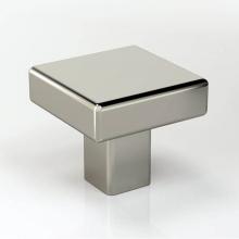 Water Street Brass 8643PB - 1-1/2'' X 1-1/2'' Kinsley Square Knob - Polished Brass