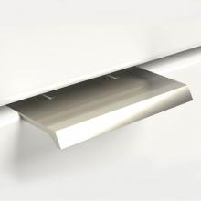 Water Street Brass 772018WP - 18'' C-C Bevel Style Tab Pull - Weathered Pewter