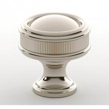 Water Street Brass 8534PCU - Port Royal 1-1/2'' Recessed Coin Knob - Polished Copper