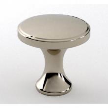 Water Street Brass 8551EWP - Jamestown 1-1/4'' Knob - Engraved - Weathered Pewter