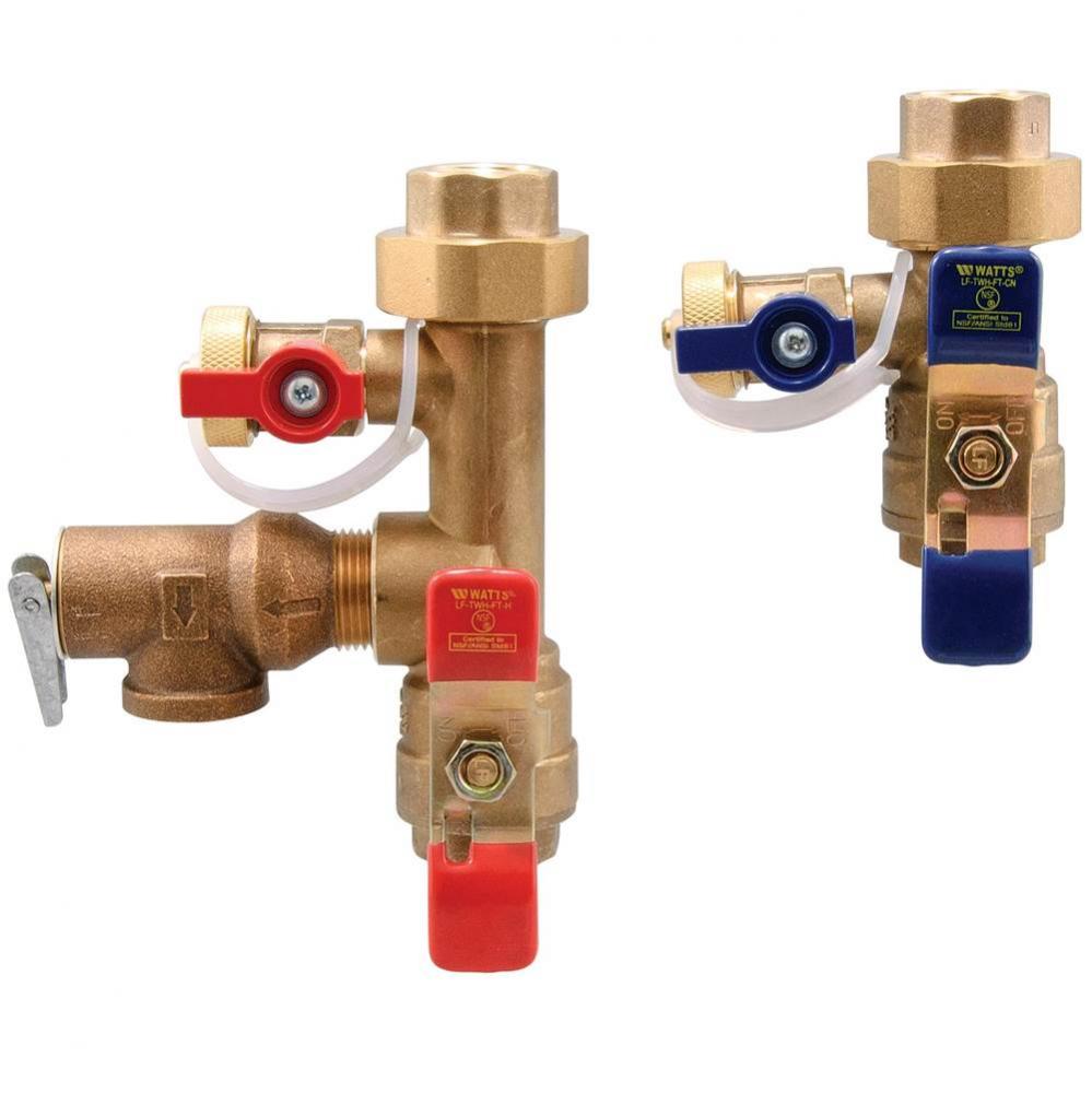 Tankless Water Heater Valve Set
