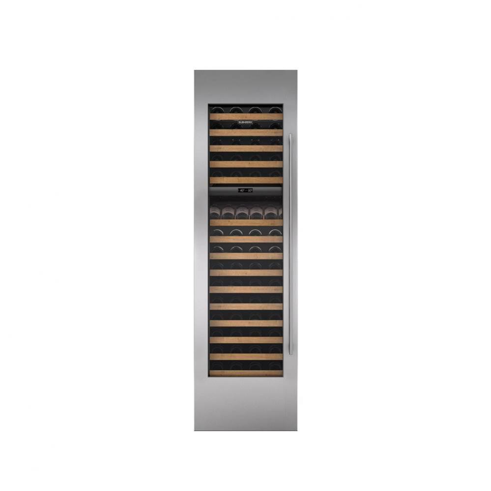 Panel,Door 18'' Wine Column Tubular Handle 4'' Toekick Left Hinge