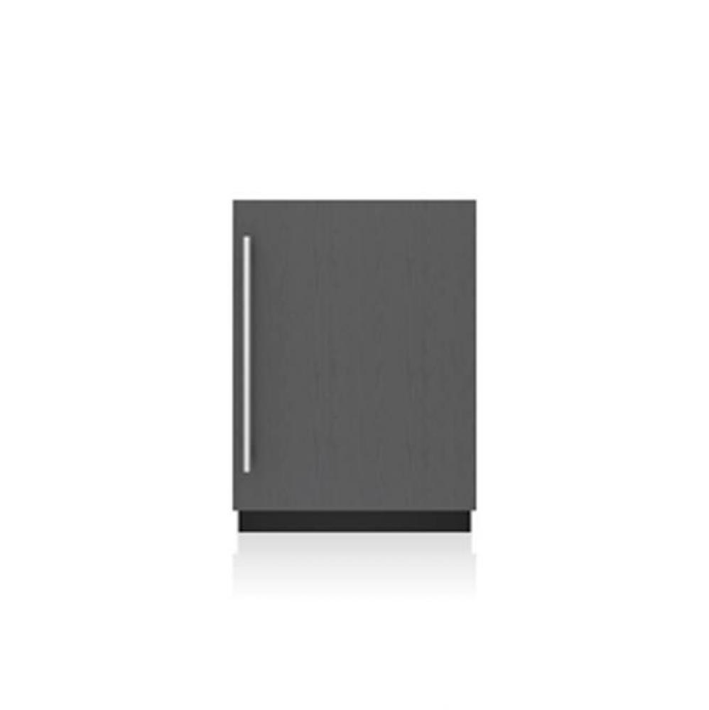 24' Designer Undercounter Refrigerator/Freezer With Ice Maker - Panel Ready - Left Hinge