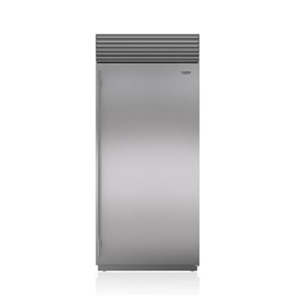 36'' BUILT-IN, ALL FREEZER, SS, PRO HANDLE, LEFT