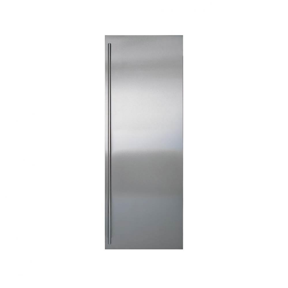 Classic 48'' Stainless Steel Flush Inset Refrigerator Door Panel With Tubular Han