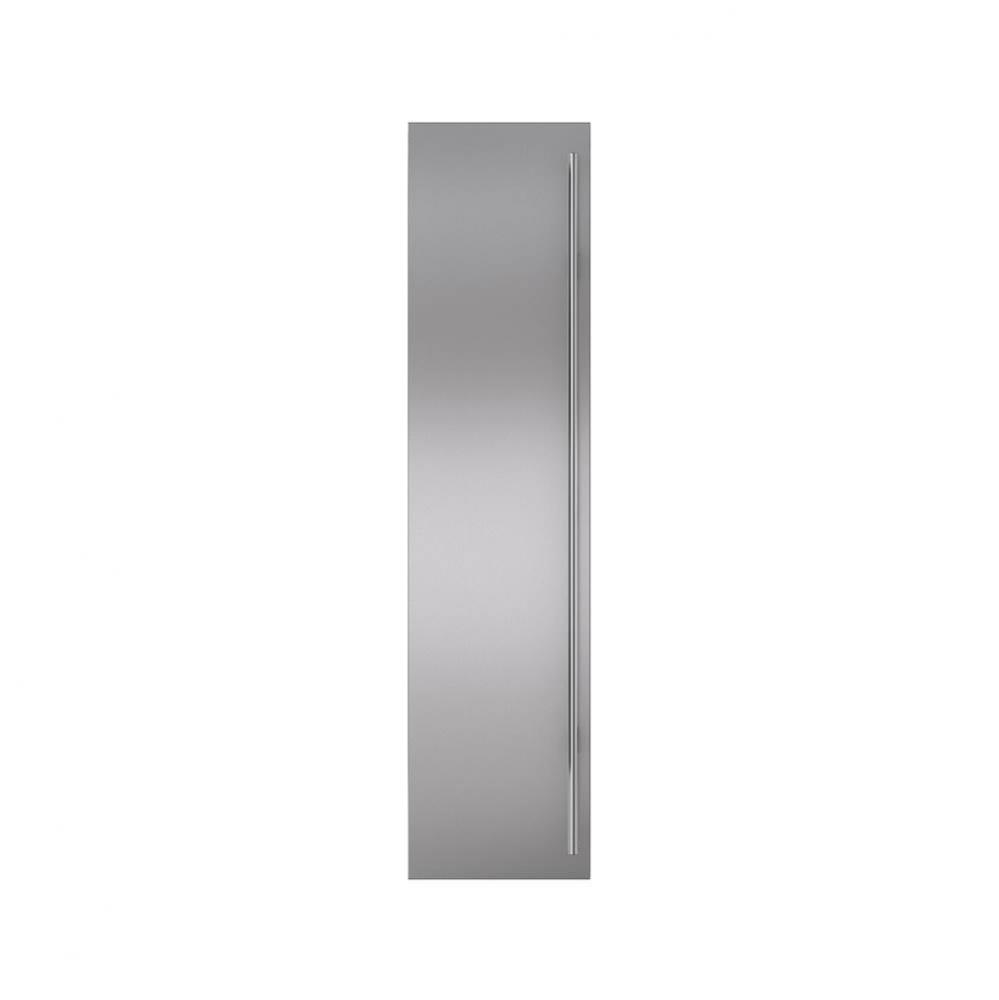 Classic 48'' Stainless Steel Flush Inset Freezer Door Panel With Tubular Handle