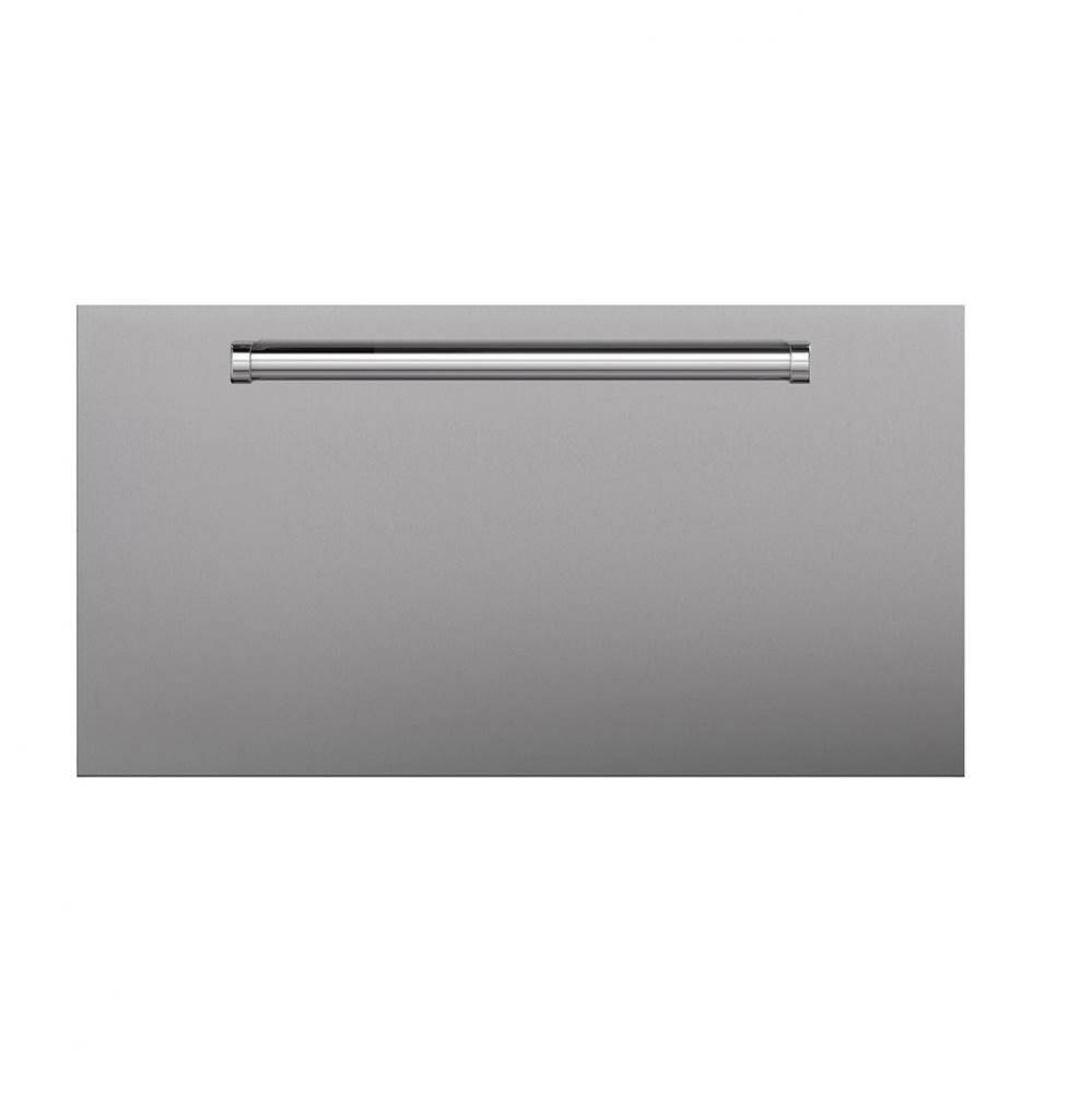Classic 36'' Stainless Steel Flush Inset Drawer Panel With Pro Handle